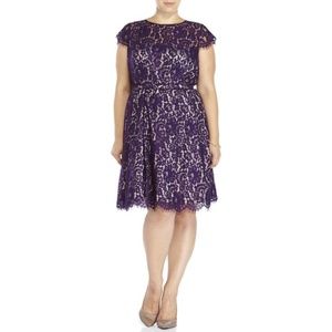 PURPLE LACE ELIZA J DRESS